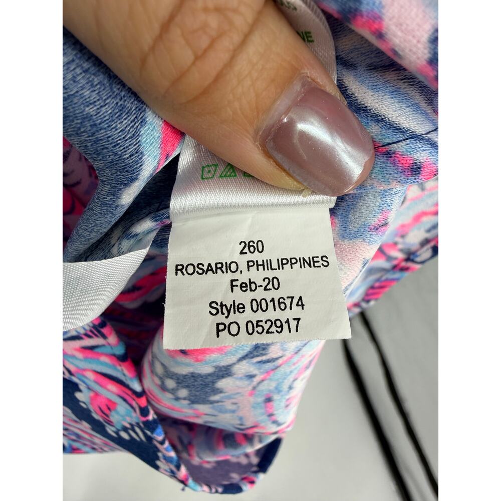 Lilly Pulitzer Womens Oyster bay Sandra Jumpsuit Size M Tropical Vacation - Picture 9 of 13
